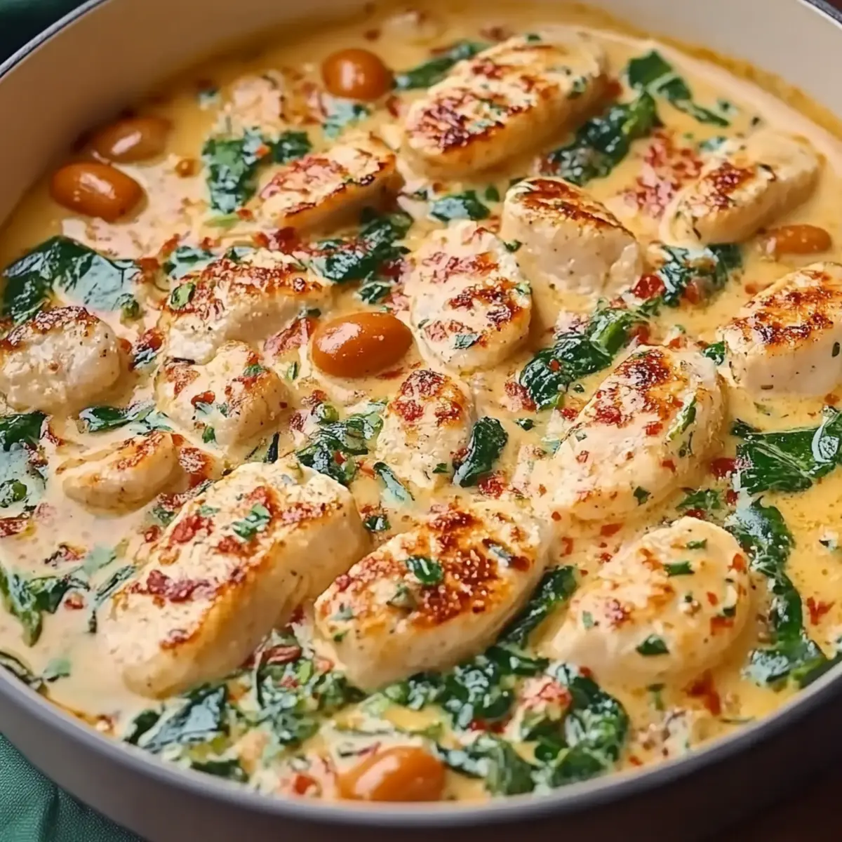 Marry Me Butter Beans With Creamy Tuscan Sauce