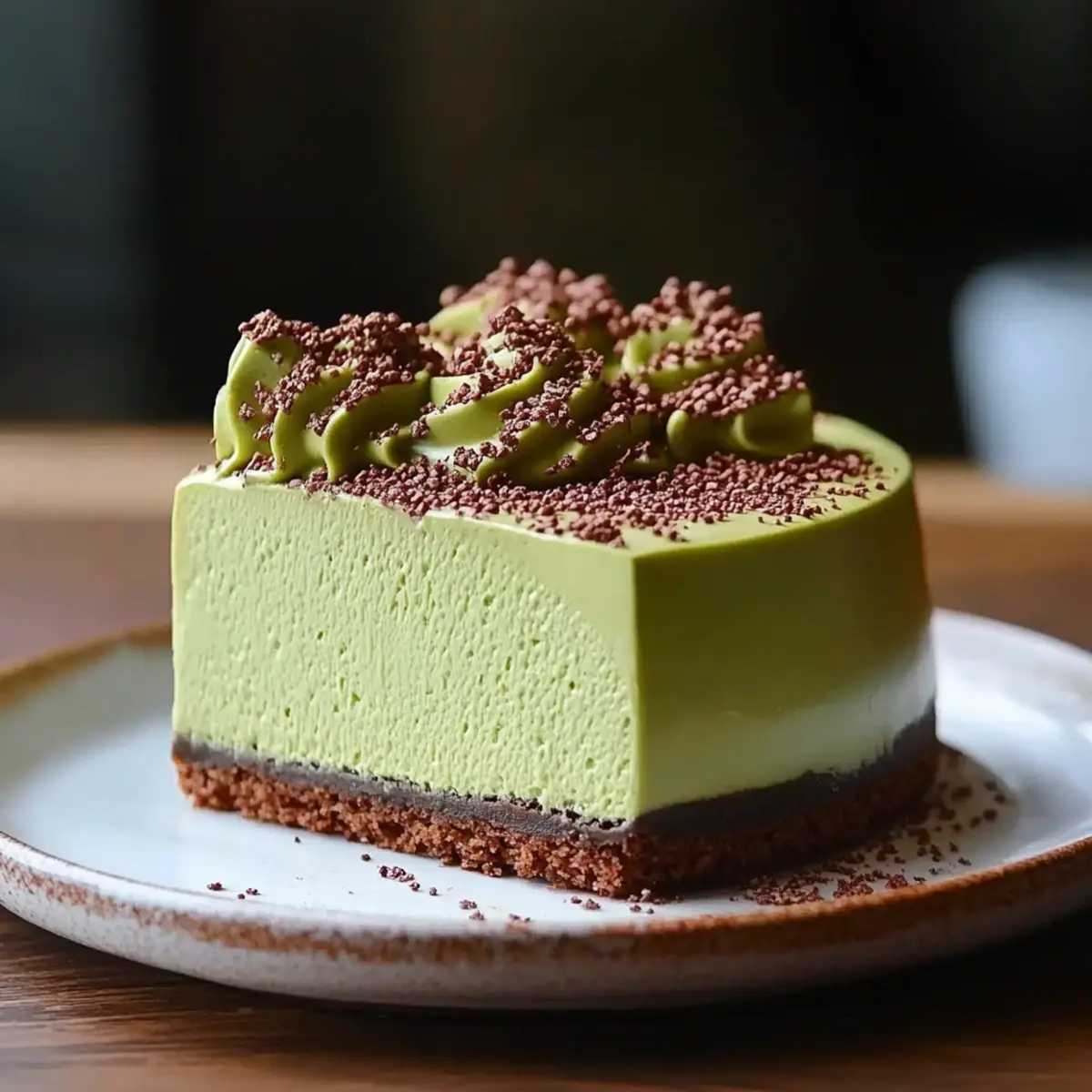 Matcha Japanese Cheesecake