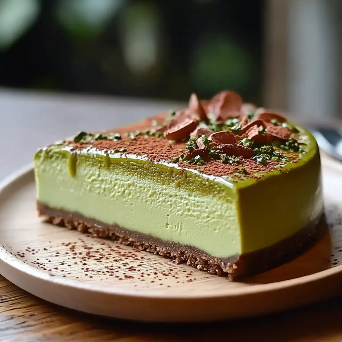 Matcha Japanese Cheesecake