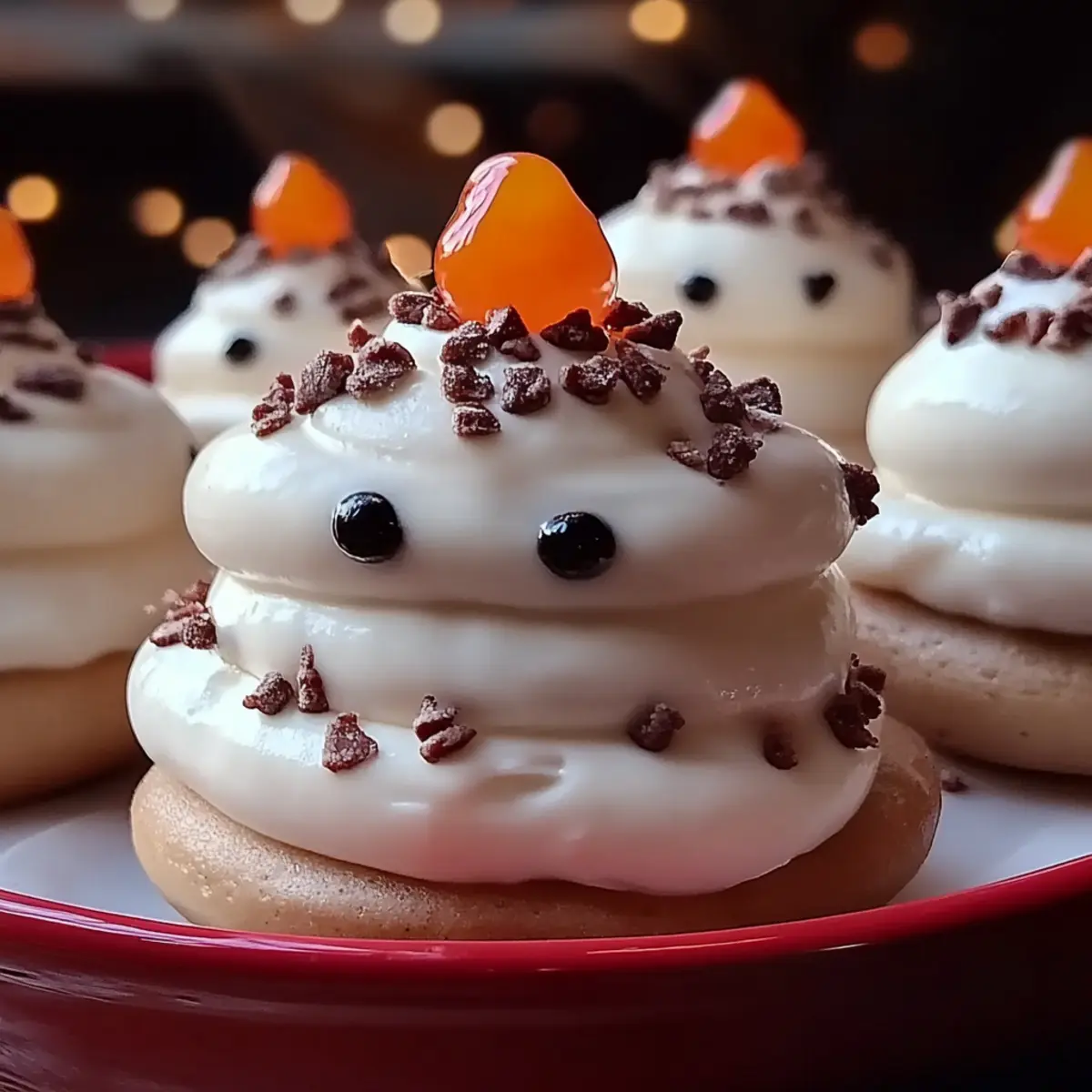 Meringue Snowmen Cookies