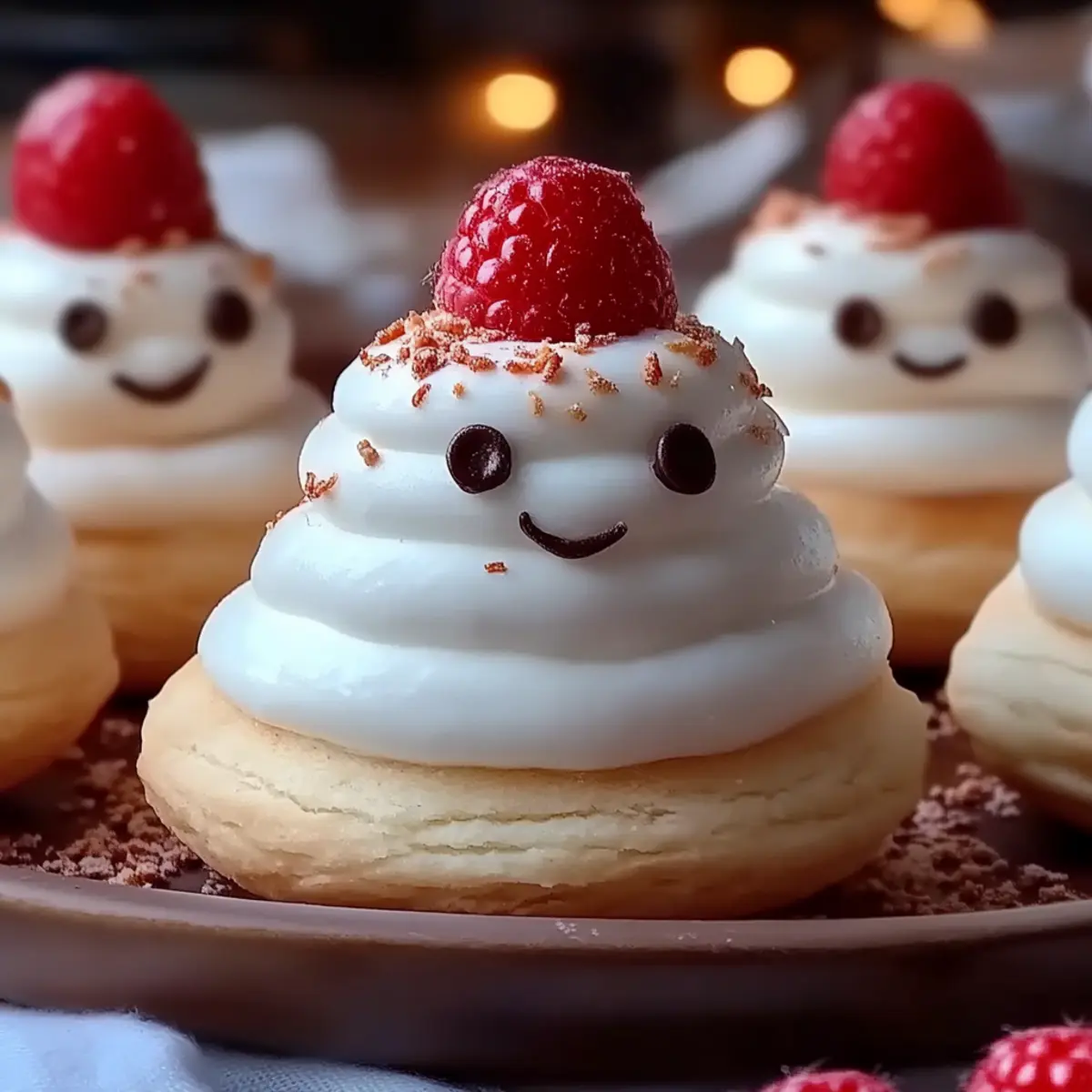 Meringue Snowmen Cookies