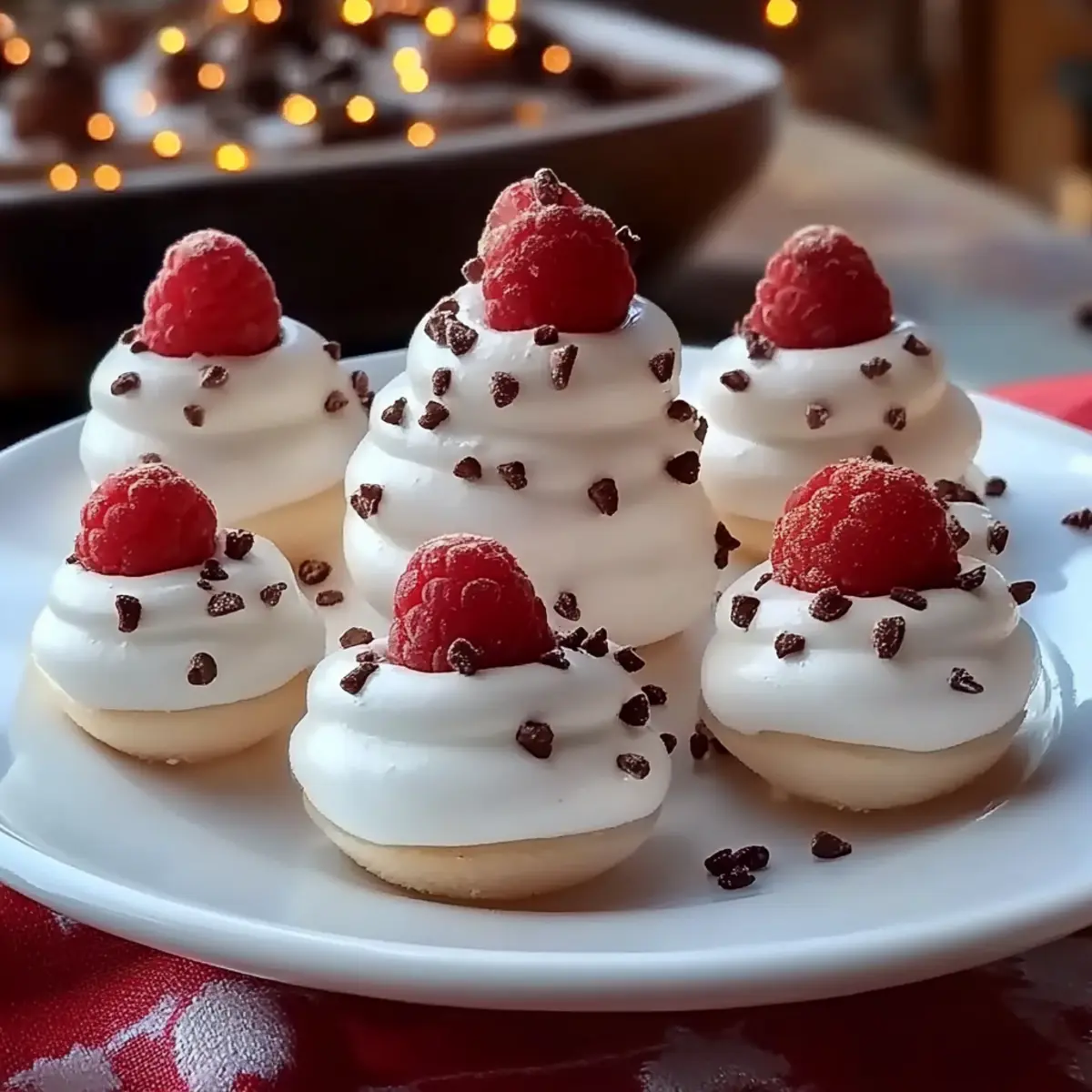 Meringue Snowmen Cookies