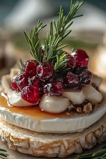 Mini Brie Christmas Trees