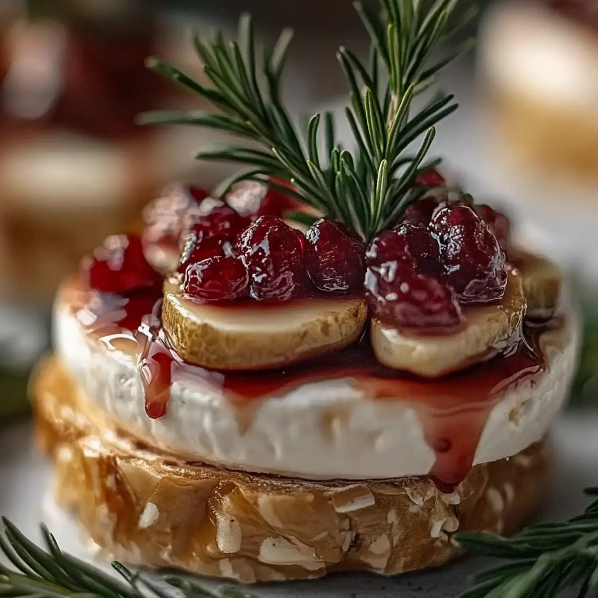 Mini Brie Christmas Trees