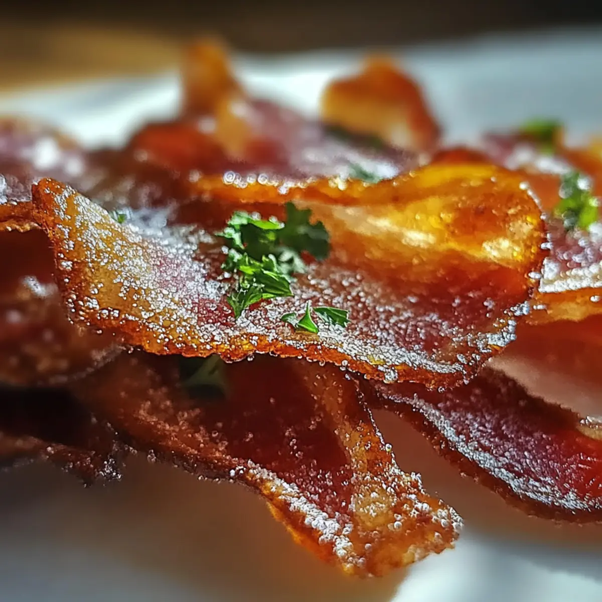 Parmesan Candied Bacon Crackers