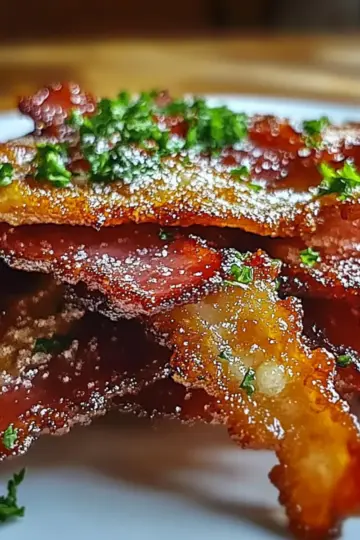 Parmesan Candied Bacon Crackers