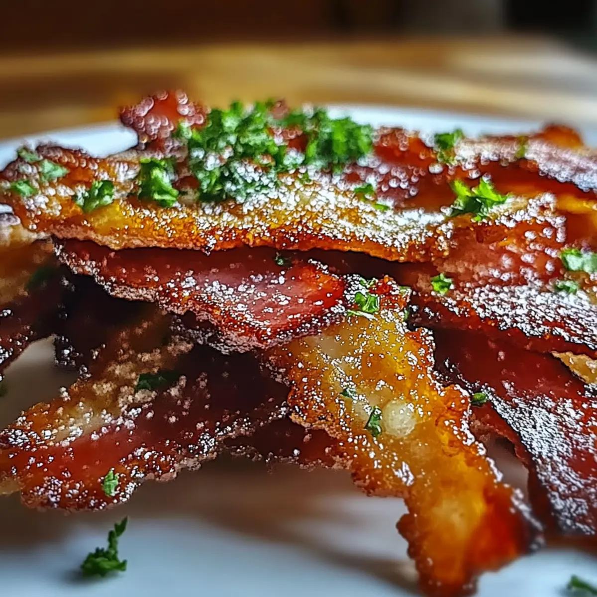 Parmesan Candied Bacon Crackers