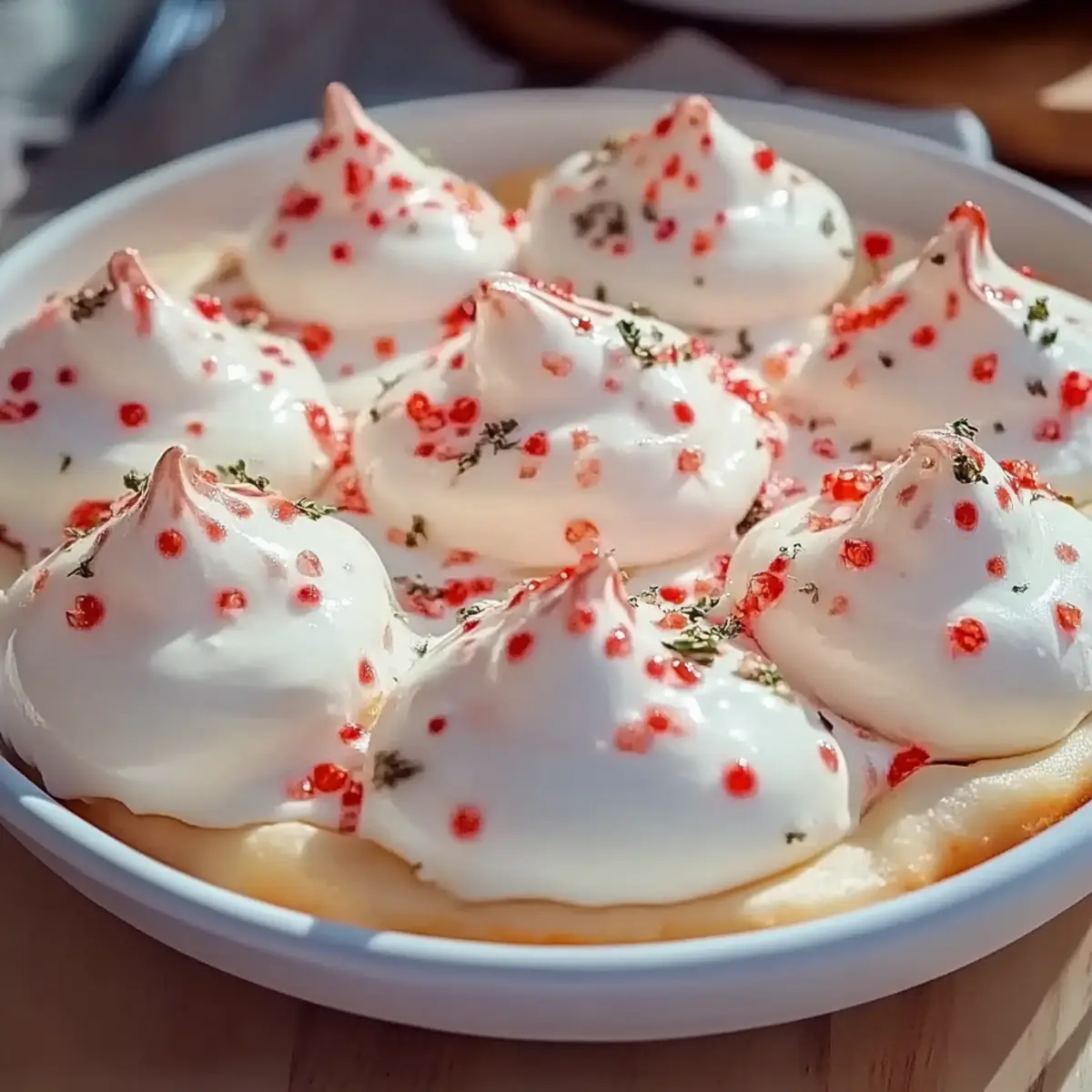 Peppermint Meringues
