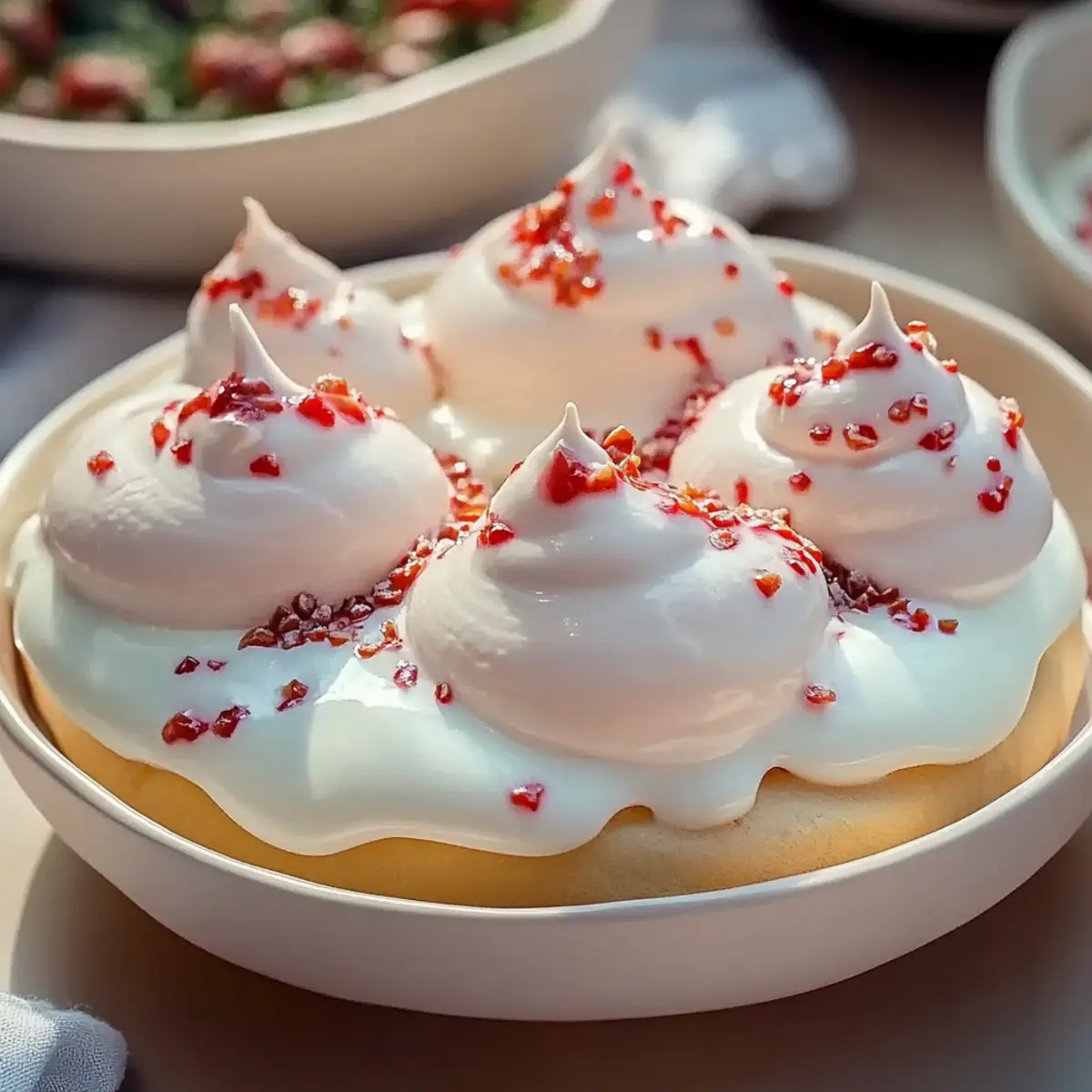 Peppermint Meringues