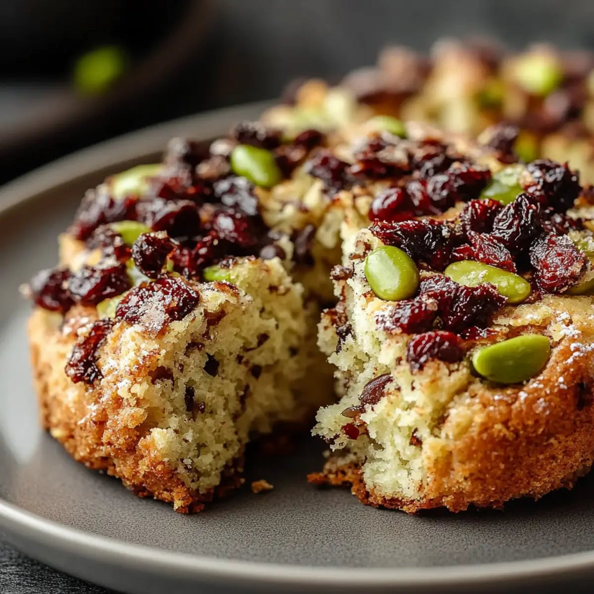 Pistachio Cranberry Wreath Cookies