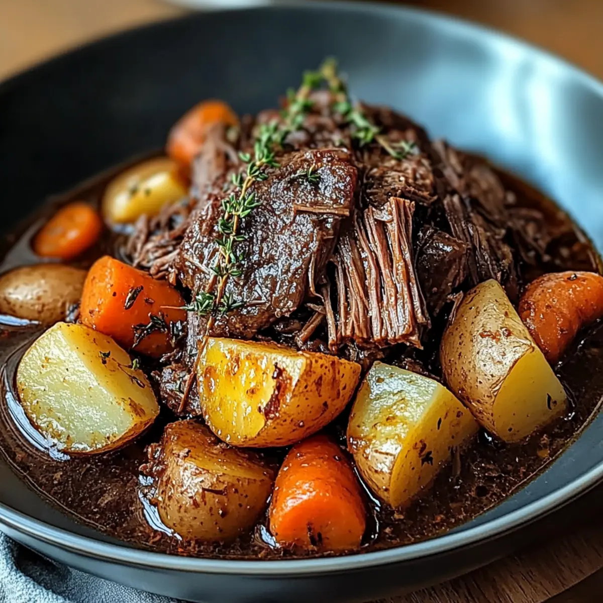 Pot Roast with Potatoes and Carrots