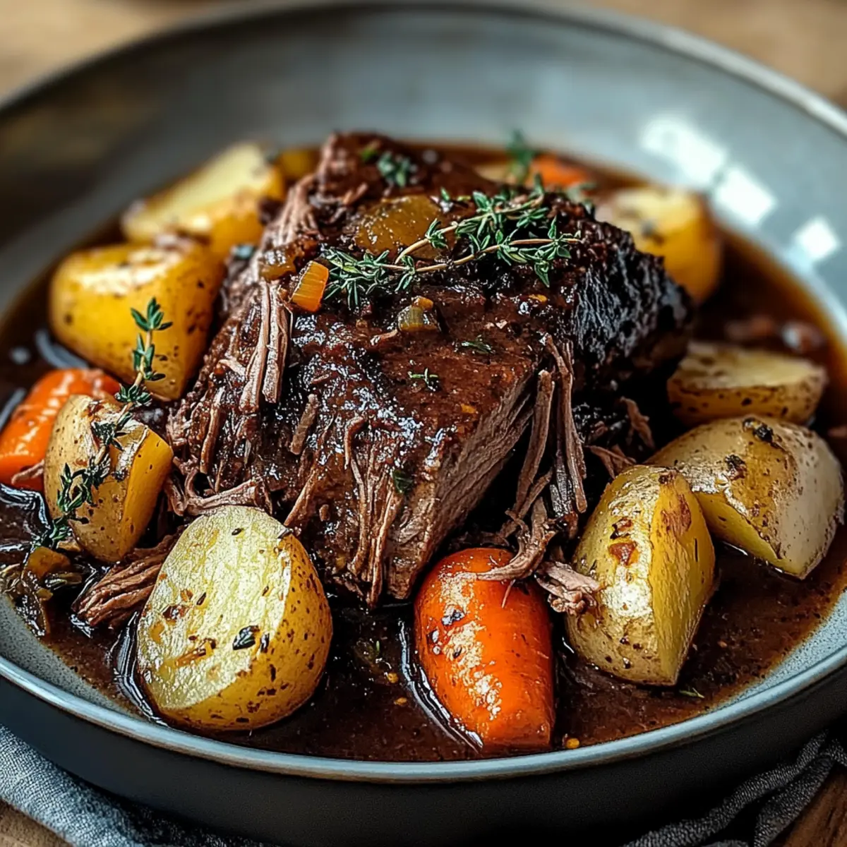 Pot Roast with Potatoes and Carrots