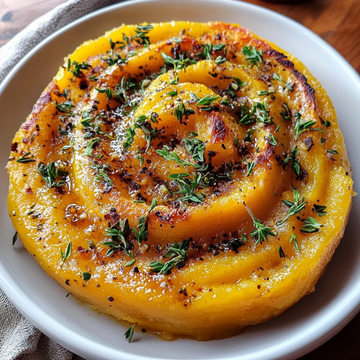 Roasted Garlic Mashed Butternut Squash