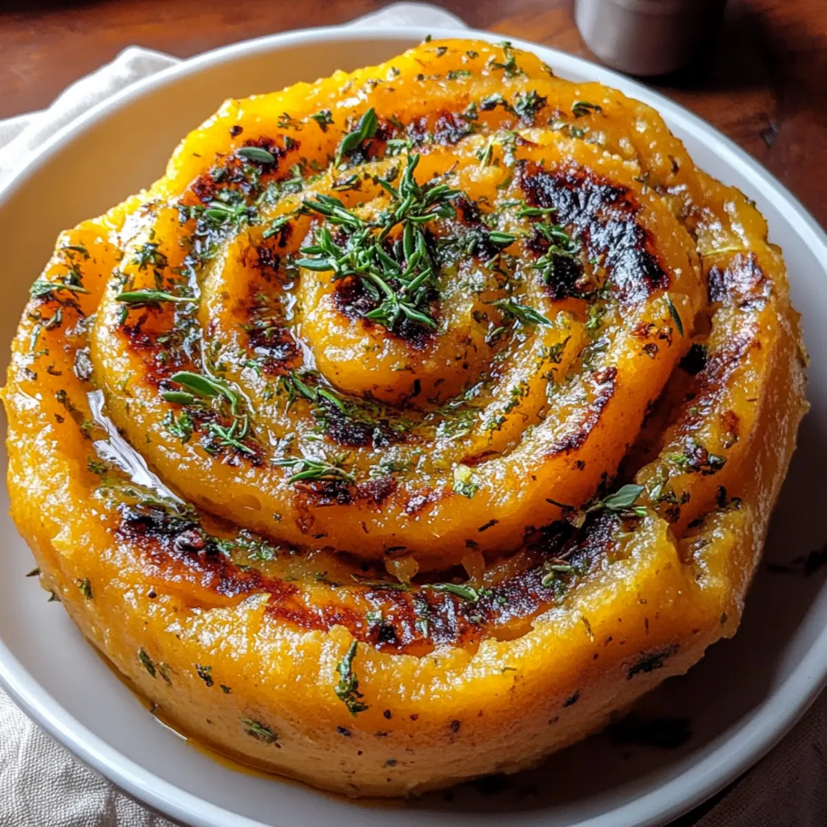 Roasted Garlic Mashed Butternut Squash