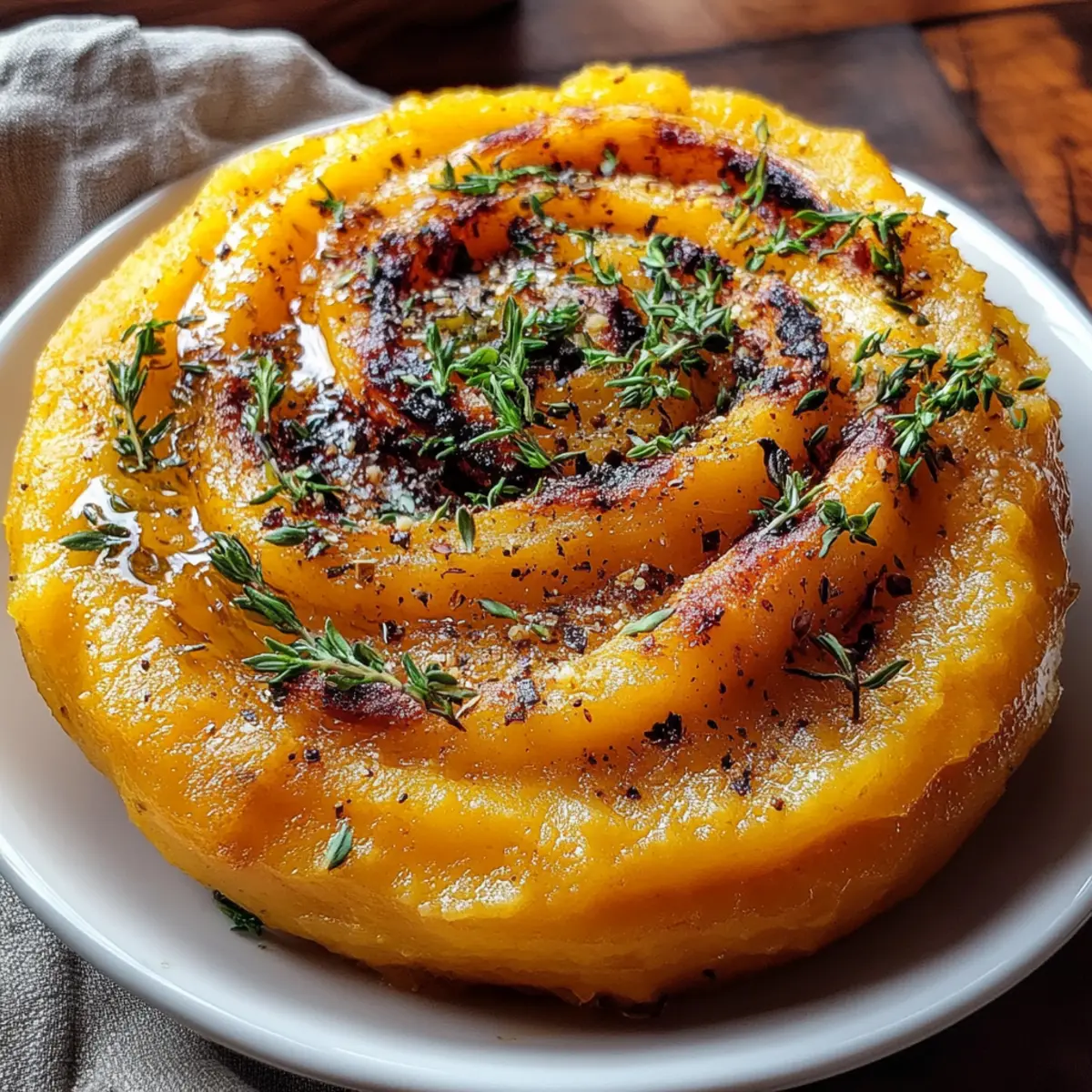 Roasted Garlic Mashed Butternut Squash