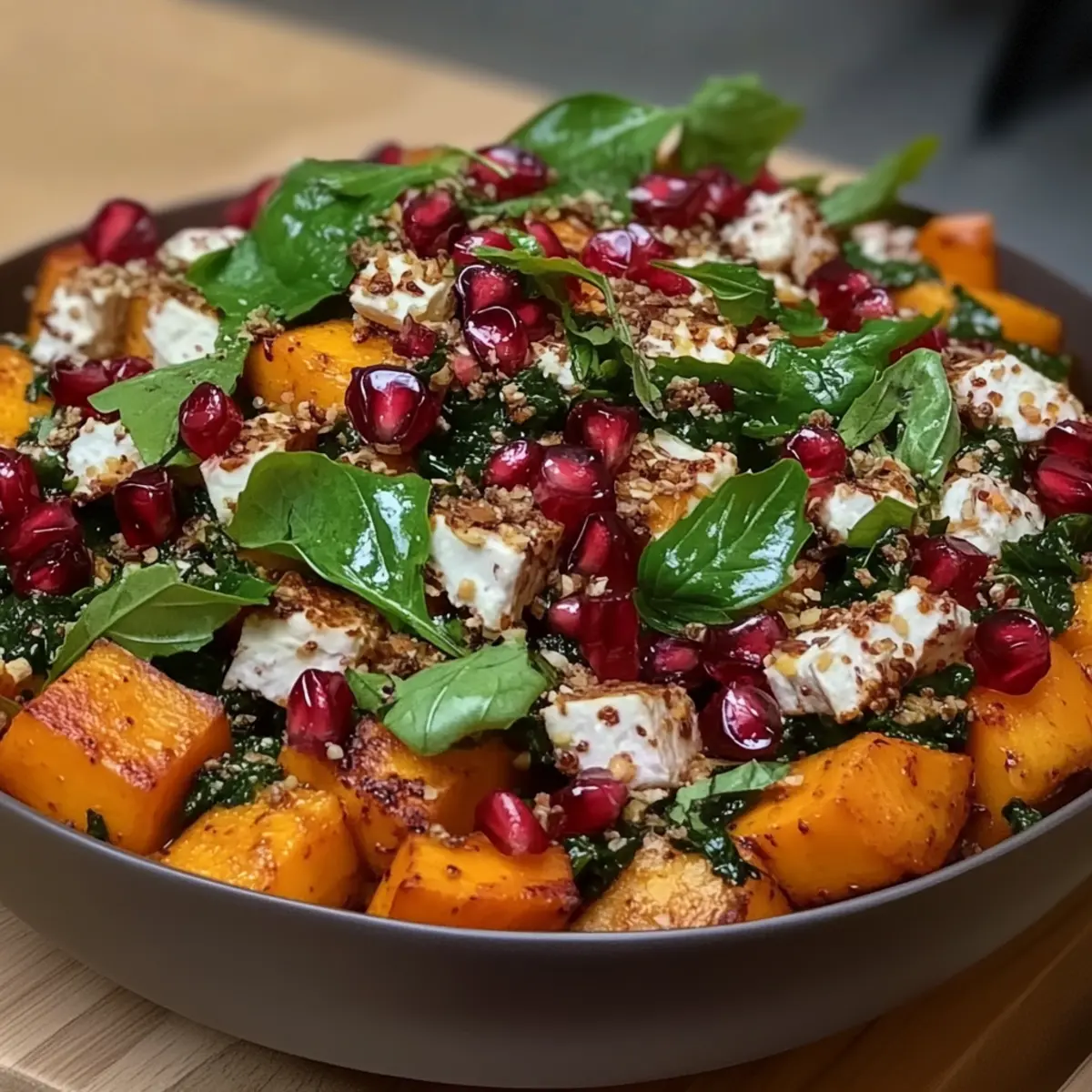 Roasted Sweet Potato and Baby Kale Salad