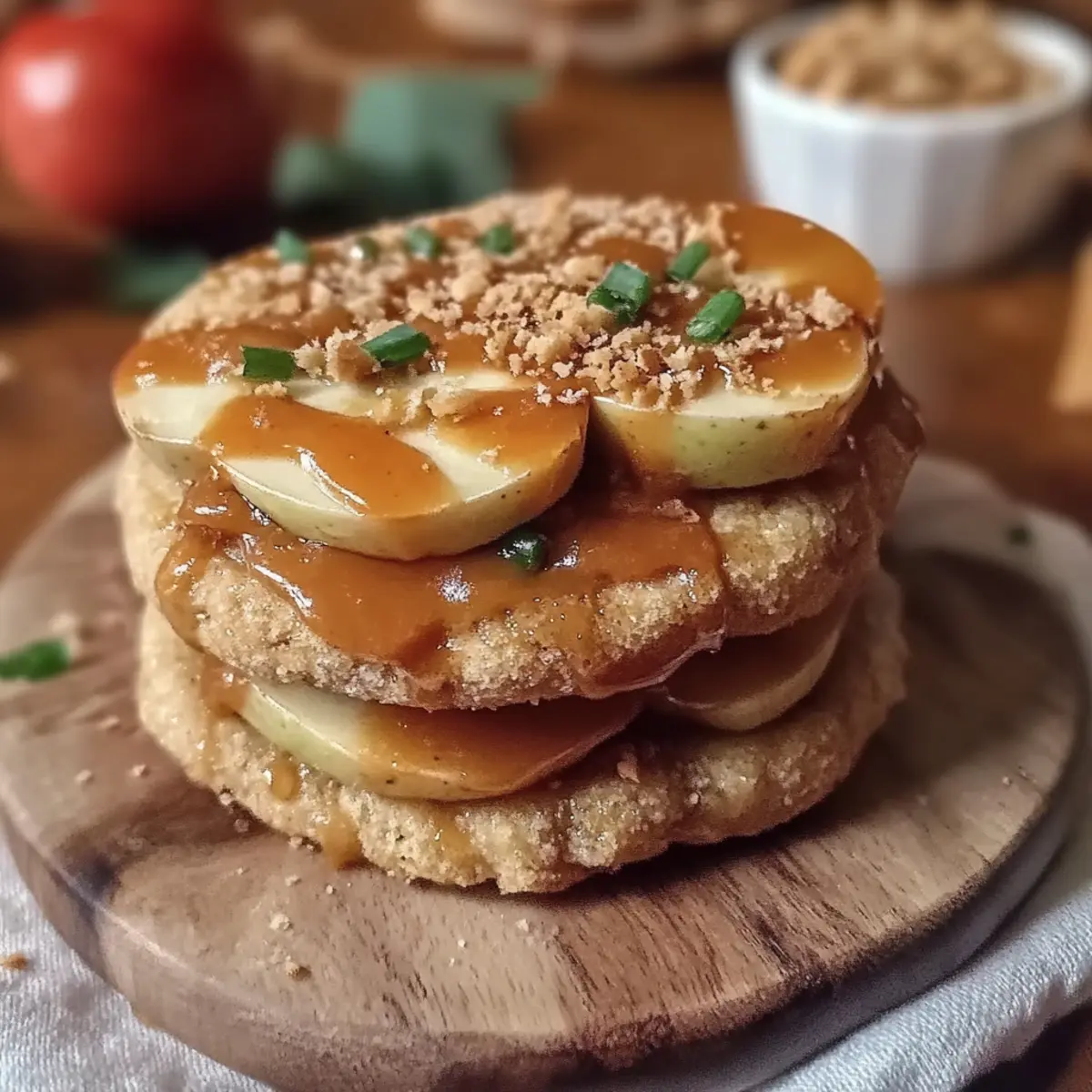 Salted Caramel Apple Pie Cookies