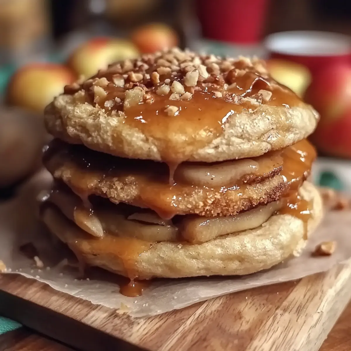 Salted Caramel Apple Pie Cookies