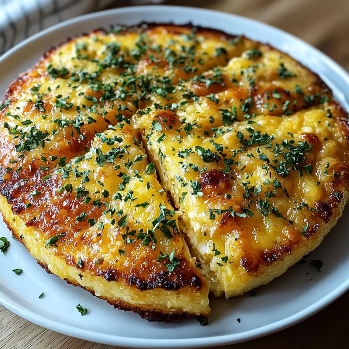 Savory Baked Corn Pudding with Cheddar and Herbs