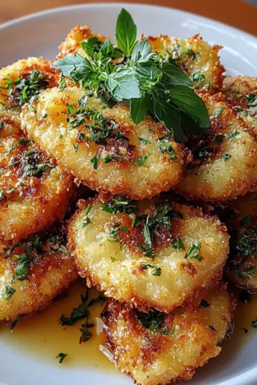 Savory Crispy Fried False with Zesty Herb Infusion