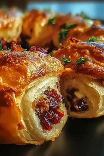 Savory Turkey and Cranberry Crescent Ring