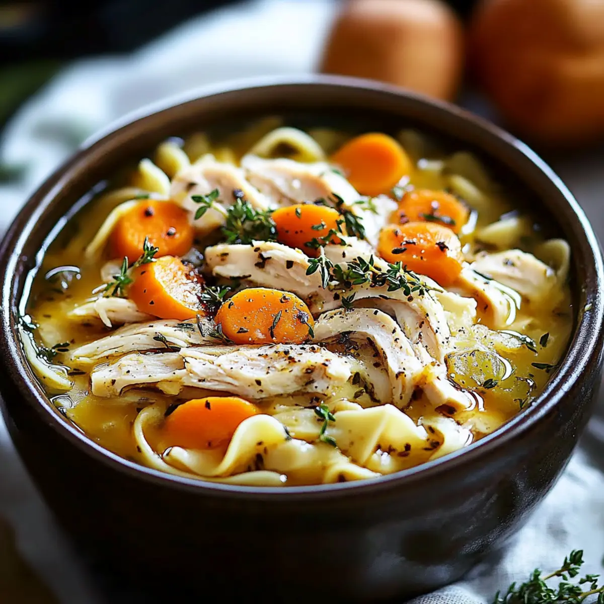 Slow Cooker Chicken Noodle Soup