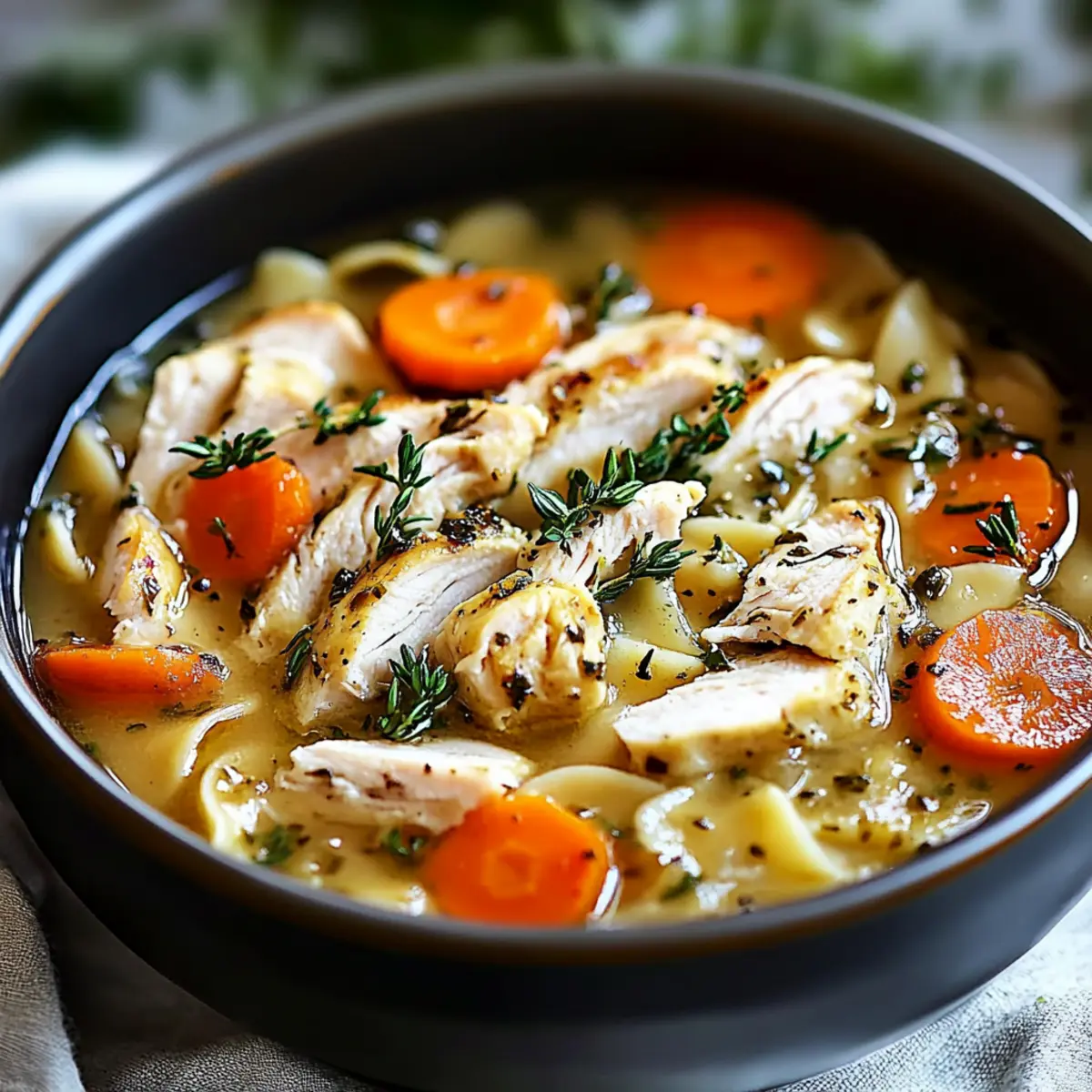 Slow Cooker Chicken Noodle Soup