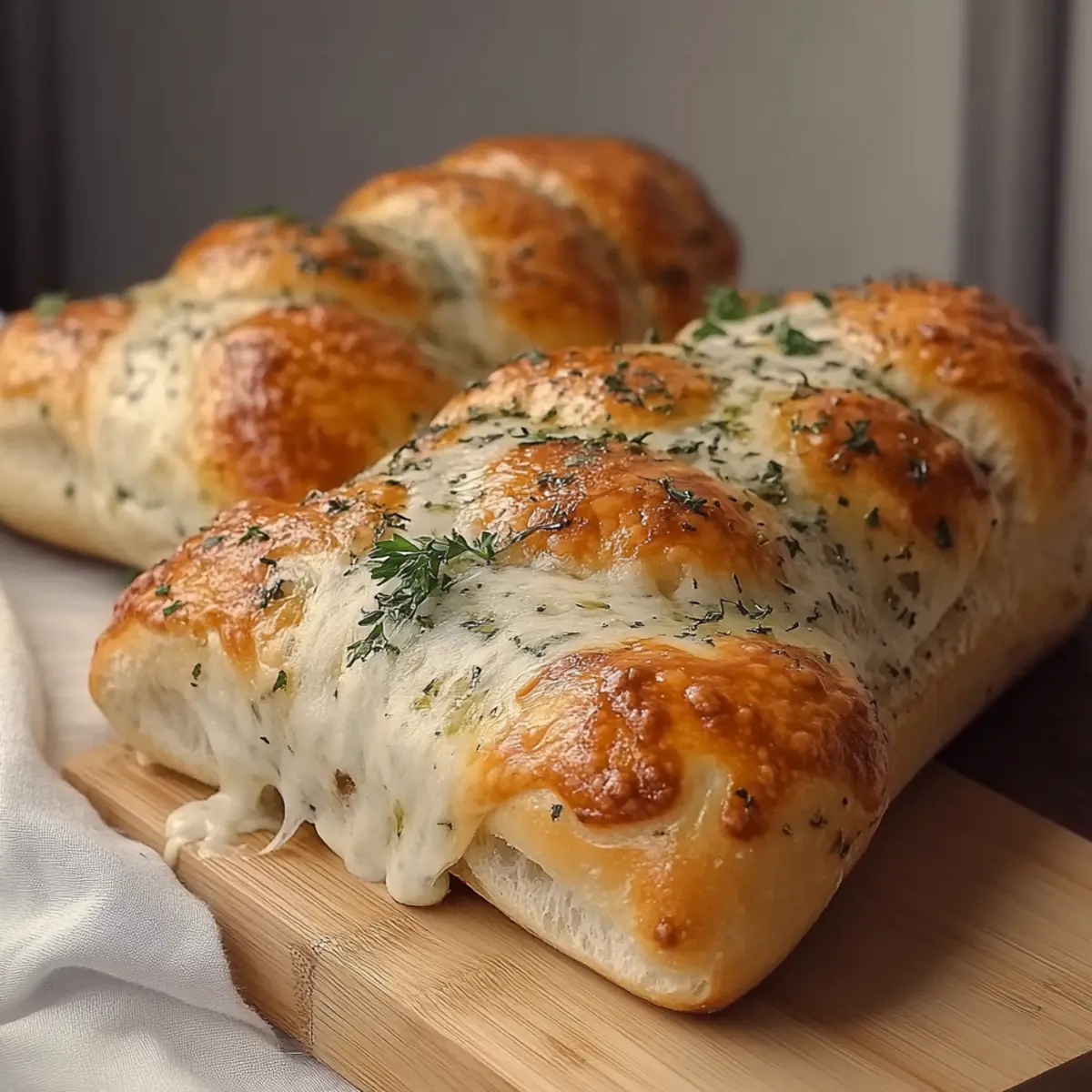 Soft Alfredo Chicken Bread