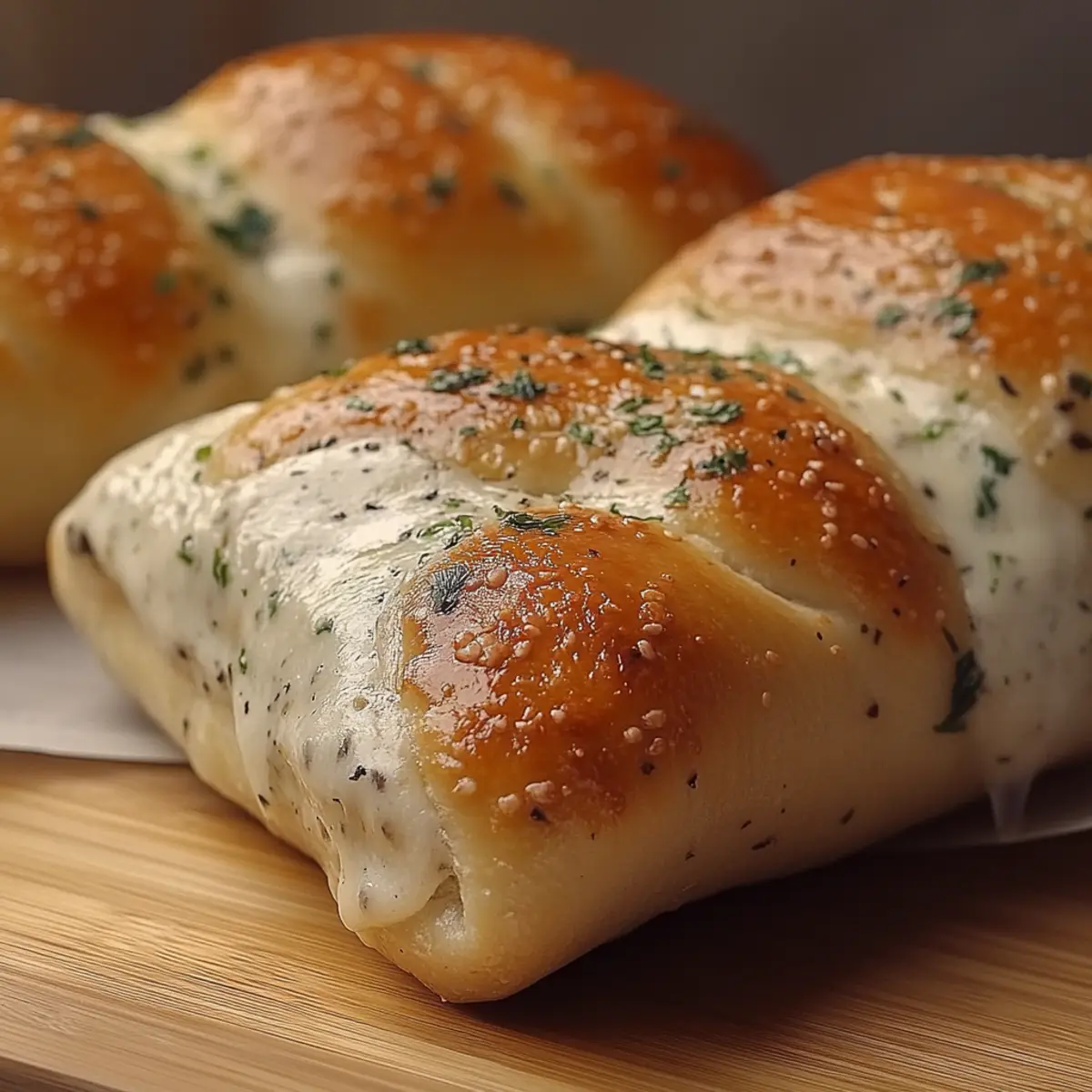 Soft Alfredo Chicken Bread