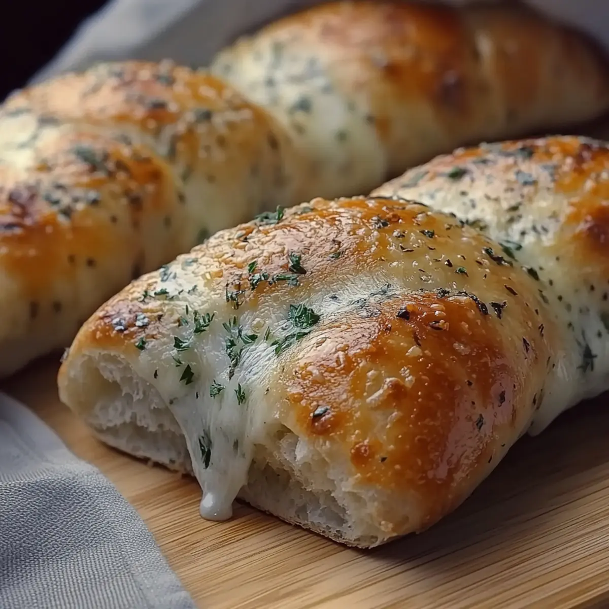 Soft Alfredo Chicken Bread