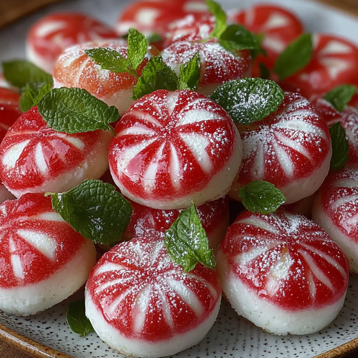 Soft Christmas Peppermints