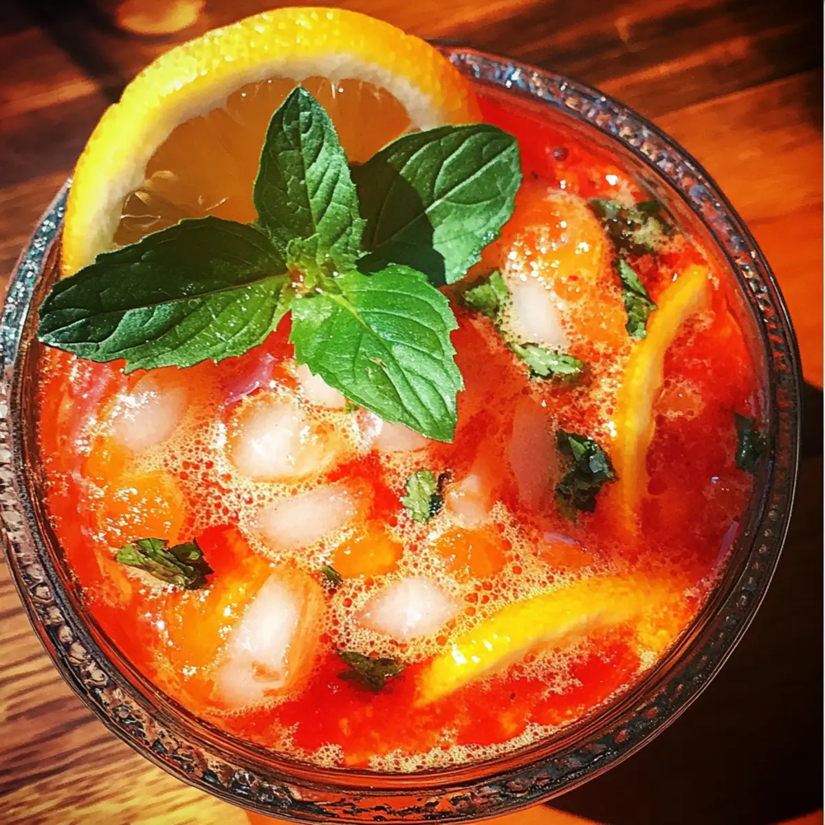 Sparkling Aperol Spritz Cocktail