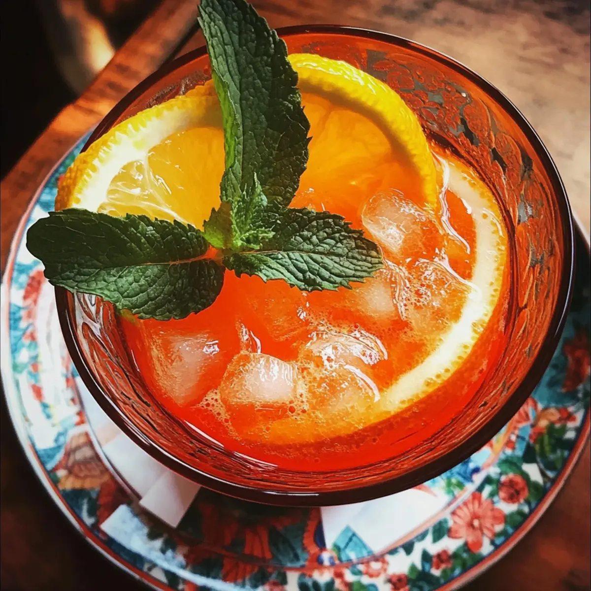 Sparkling Aperol Spritz Cocktail