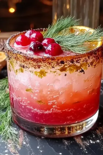 Spiced Up Christmas Margarita