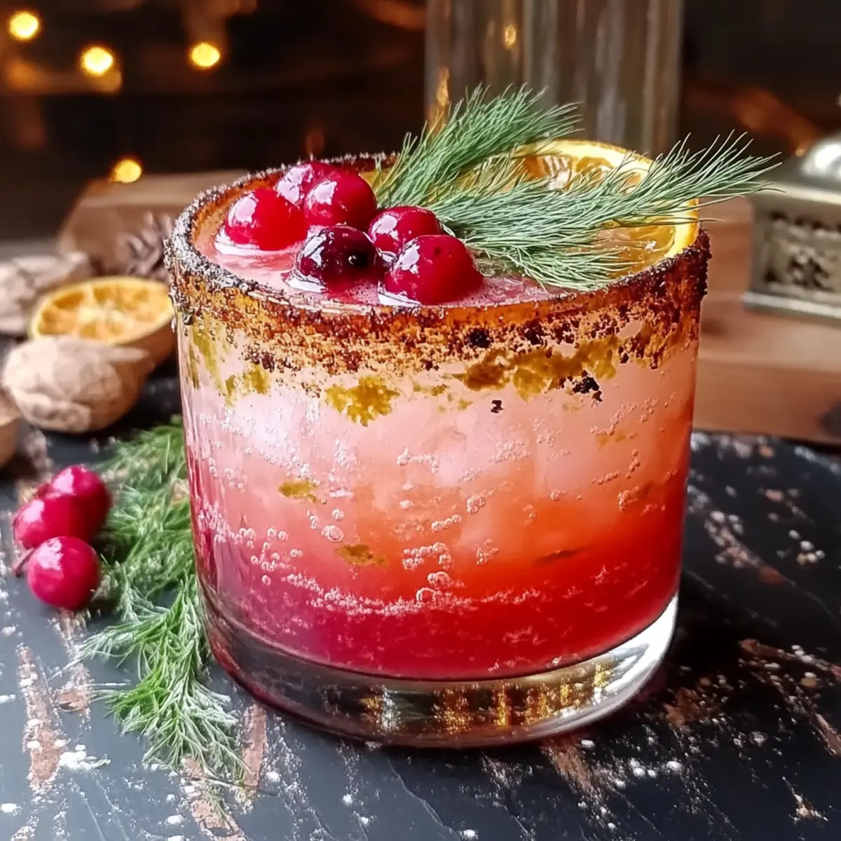 Spiced Up Christmas Margarita