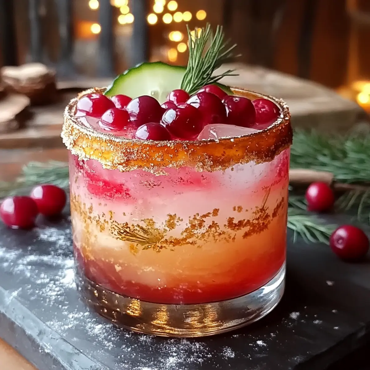 Spiced Up Christmas Margarita