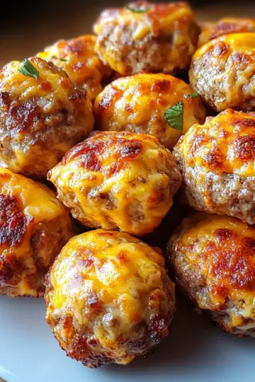 Spicy Rotel Cream Cheese Sausage Balls