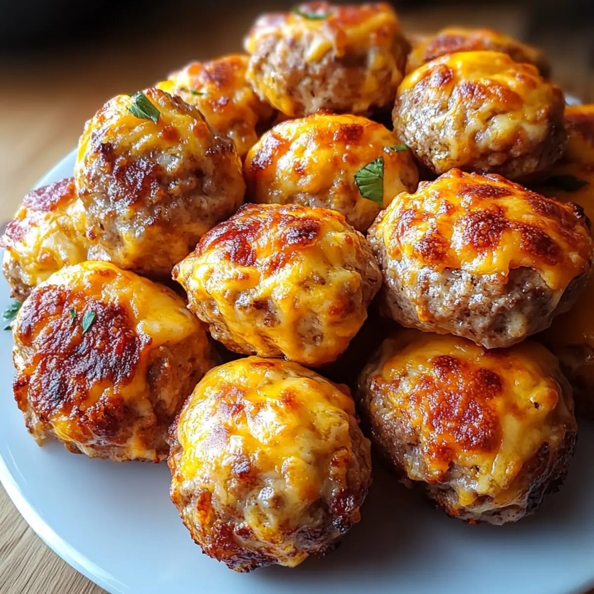 Spicy Rotel Cream Cheese Sausage Balls
