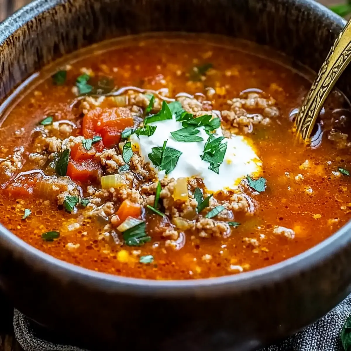 Stuffed Pepper Soup