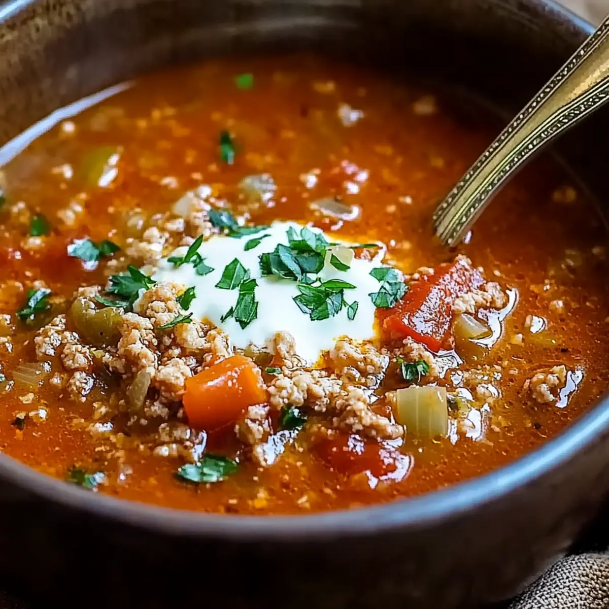 Stuffed Pepper Soup