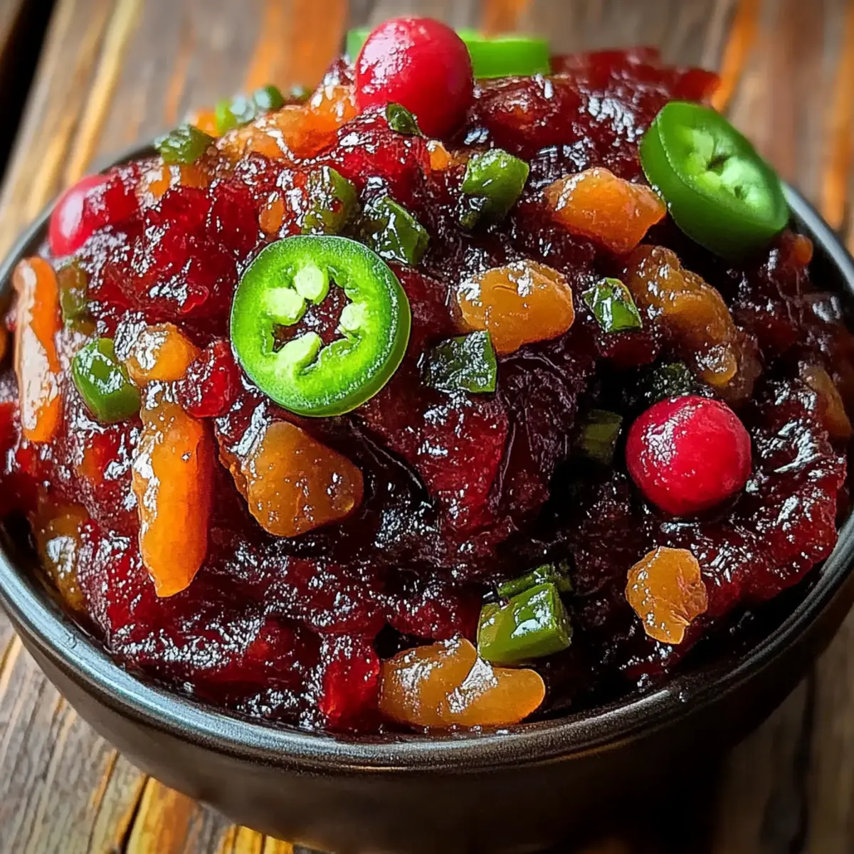 Sweet & Spicy Cranberry Jalapeño Cowboy Candy