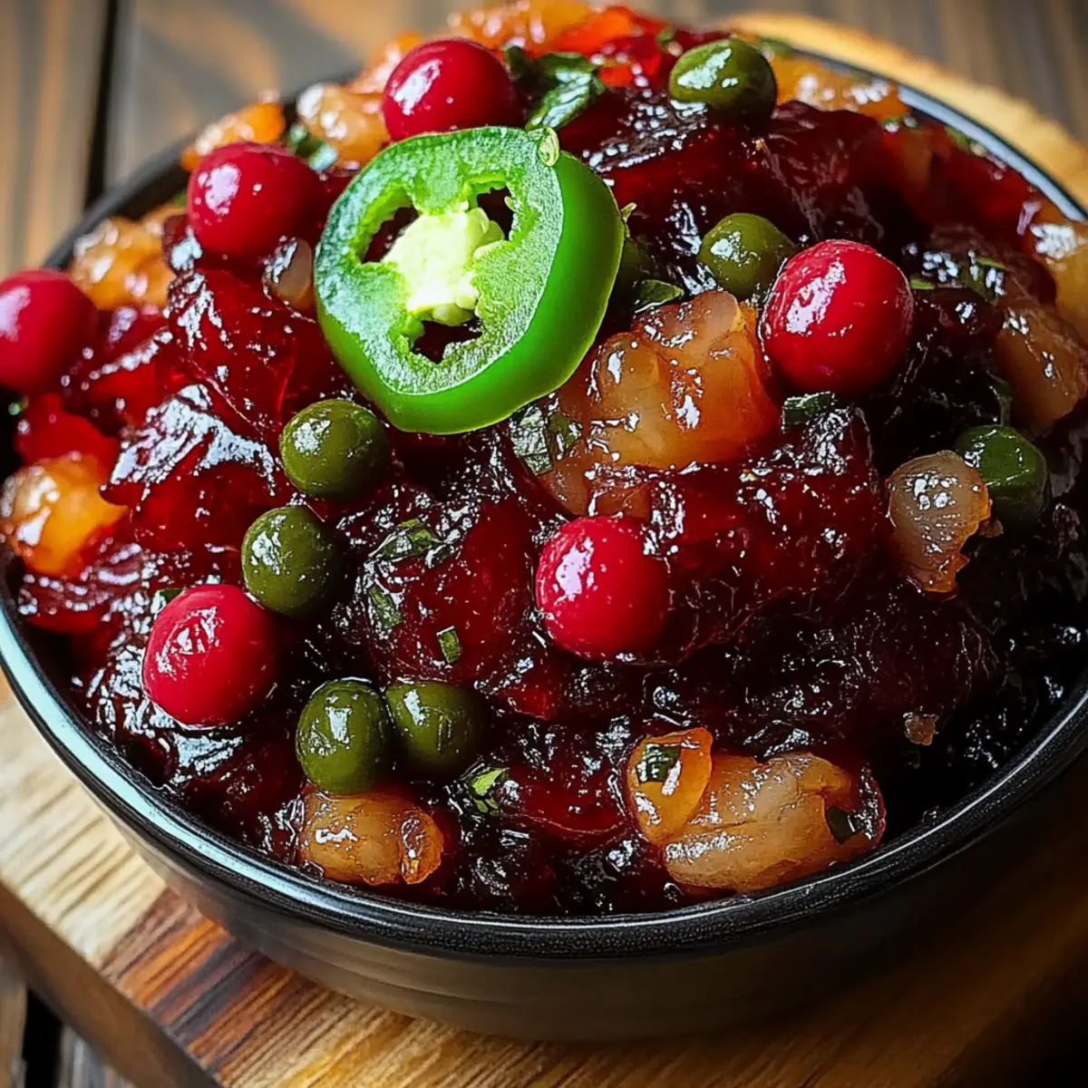 Sweet & Spicy Cranberry Jalapeño Cowboy Candy