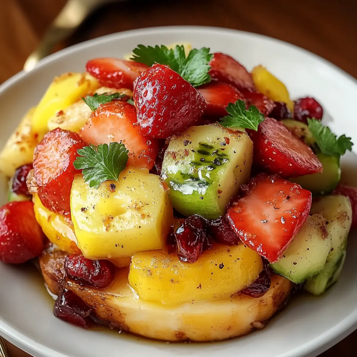 Tropical Fruit Salad with Citrus Zest