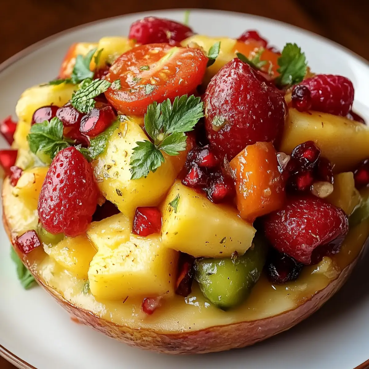 Tropical Fruit Salad with Citrus Zest