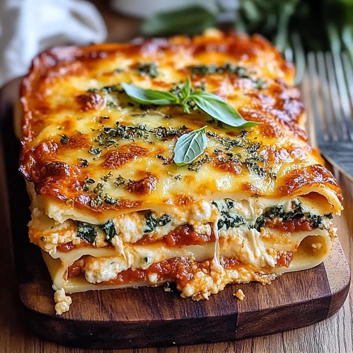 Vegetarian Lasagna with Ricotta