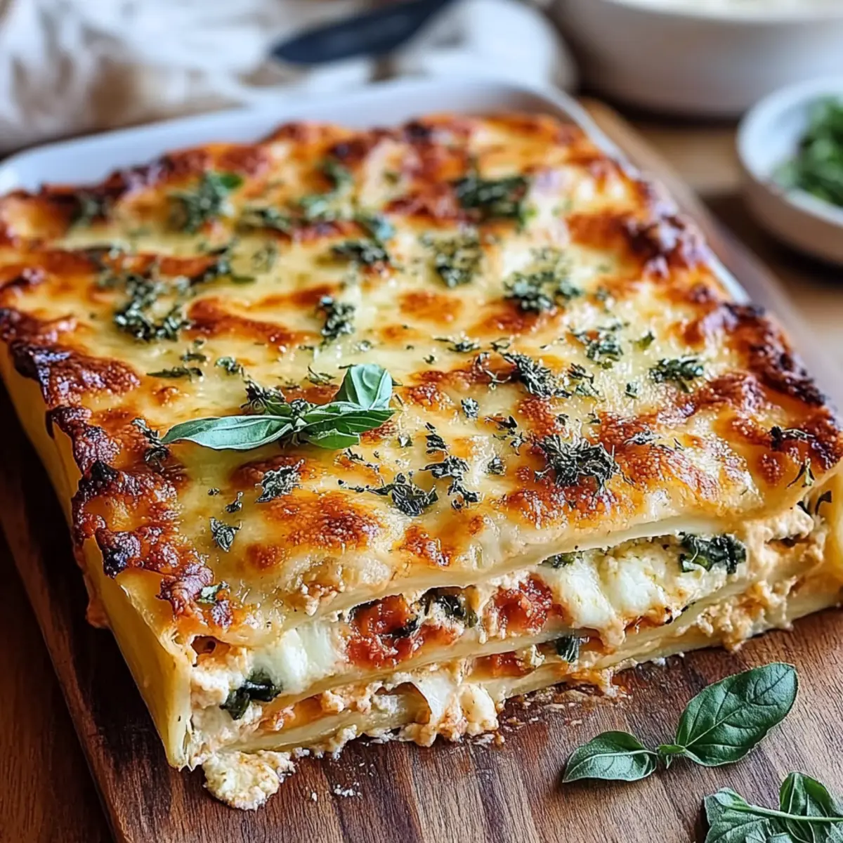Vegetarian Lasagna with Ricotta