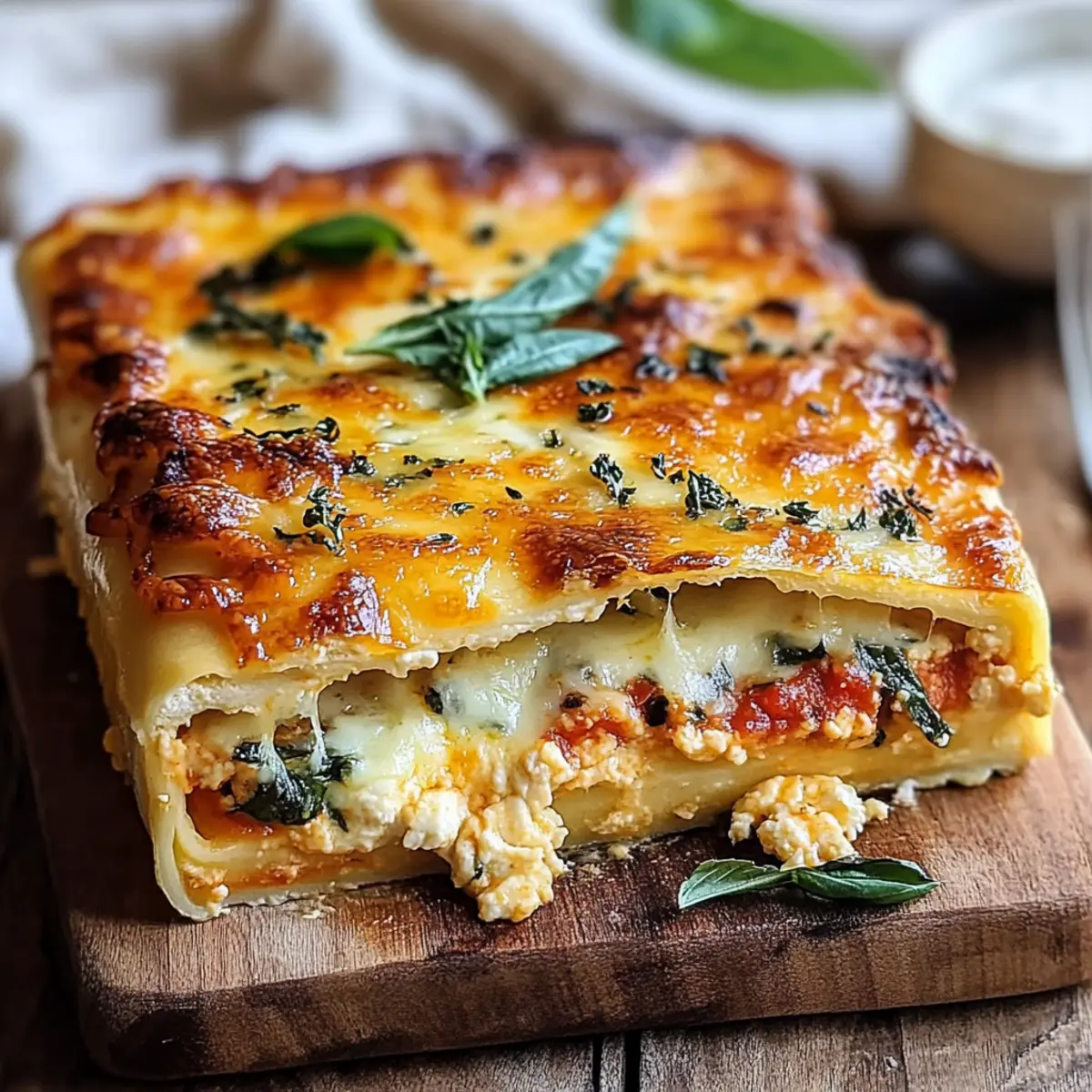 Vegetarian Lasagna with Ricotta