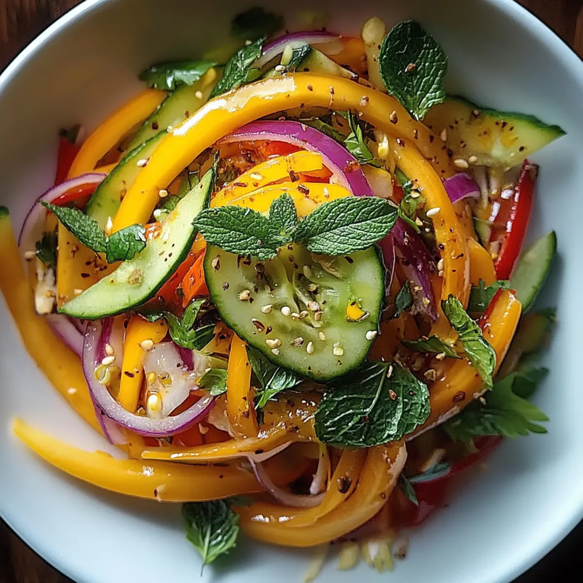 Zesty Thai Mango Salad