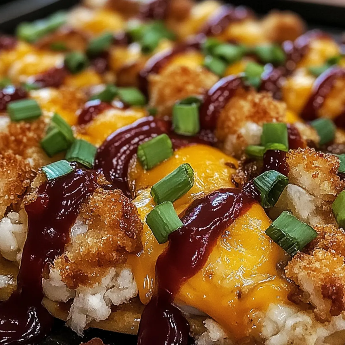 BBQ Chicken Tater Tot Casserole