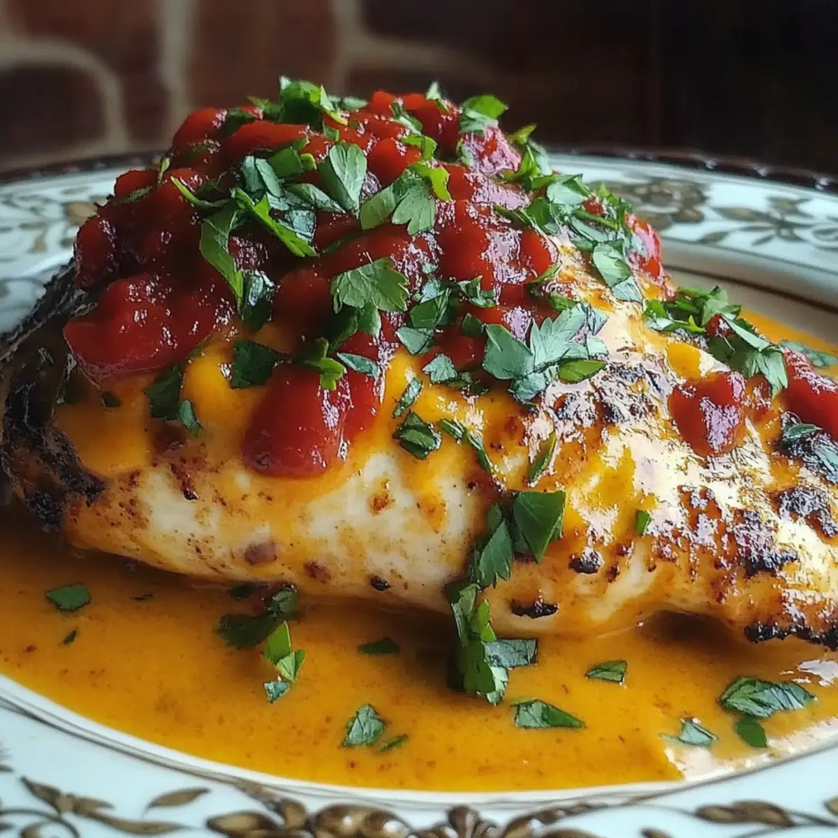 Baked Queso Chicken